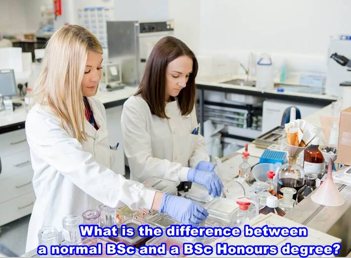 What is the difference between a normal BSc and a BSc Honours degree