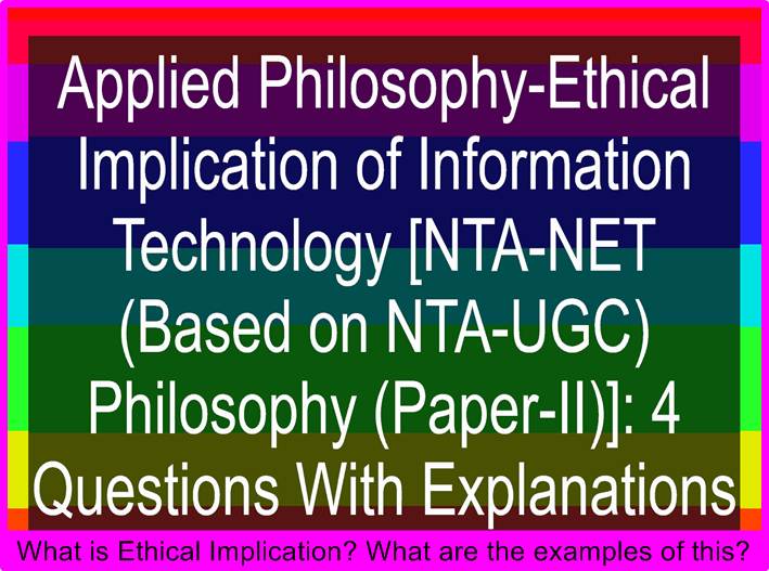 What Is Ethical Implication What Are The Examples Of This Academic