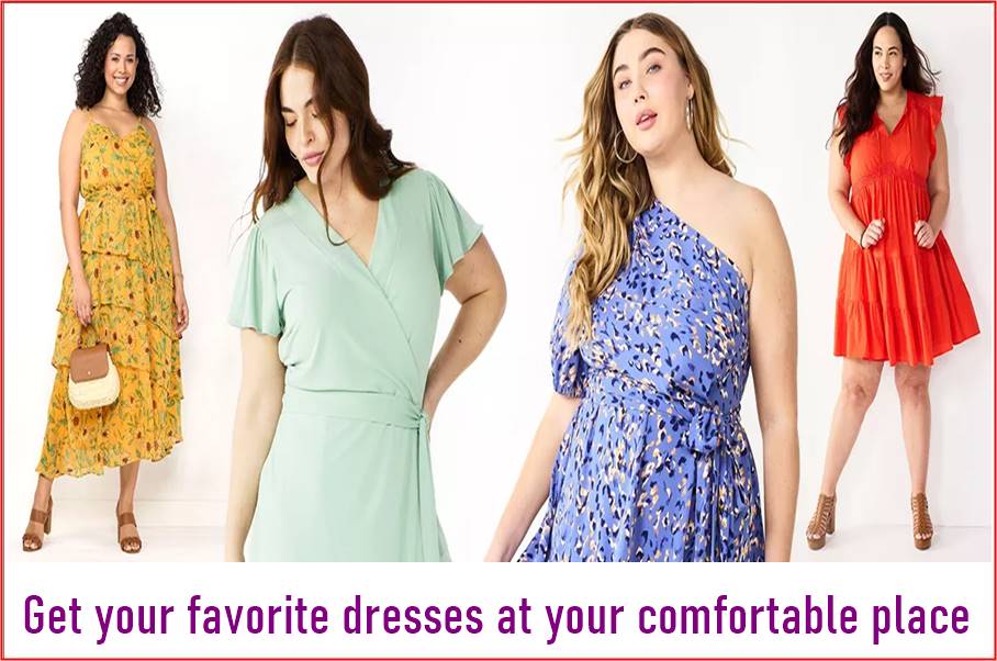 Get your favorite dresses at your comfortable place