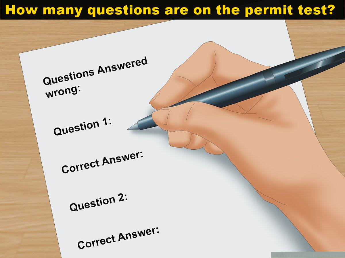 How many questions are on the permit test?