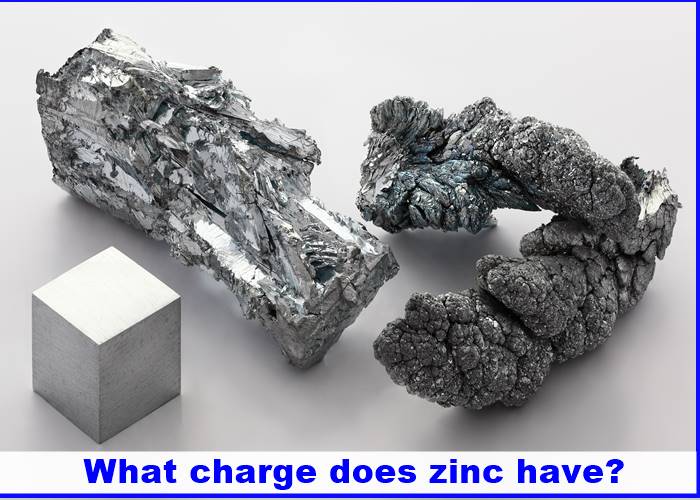 What charge does zinc have?